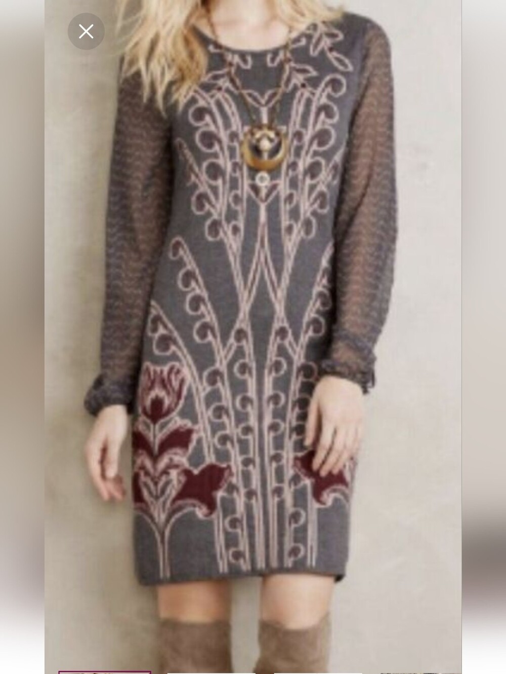 Knitted And Knotted BEAUTIFUL sweater Dress